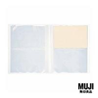 ราคา มูจิ อัลบั้มโพรลีโพรพิลีนใส่โปสการ์ดแบบ 2 แถว 56 ช่อง MUJI PP Postcard Holder 2 Row 56 Pockets Postcard Size 10 x 14 8 cm (22780462217)