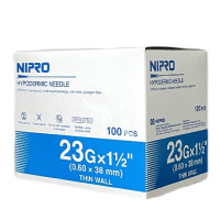 ราคา NIPRO เข็ม เบอร์ 18 30 NO 18g 20g 21g 22g 23g 24g 25g 26g 27g 30g 100ชิ้น (22865081590)