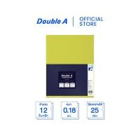 ราคา สีเหลือง Double A PP L File แฟ้มซองเอกสารชั้นเดียว ขนาด A4 แพ็ค 12 ชิ้น (22485736793)