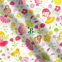 ราคา ผ้าเมตร ผ้าหลา ผ้าไหมอิตาลี ลายการ์ตูน หน้ากว้าง 58 นิ้ว ตัดยาวต่อเนื่อง (21392860969)