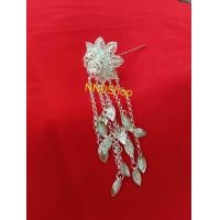 ราคา ปิ่นปักผม เครื่องประดับชุดไทย สีเงิน สีรมดำ ปิ่นปักผมชุดไทย (18524170492)