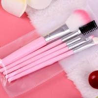 ราคา 2 ชิ้น เซ็ต ชุดแปรงแต่งหน้าชุดแปรงแต่งหน้าห้าชิ้นชุดแต่งหน้าแบบพกพาแปรงรองพื้นบลัชออนแปรงอายแชโดว์แปรงคิ้ว (22396536590)