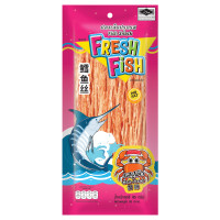 ราคา Fresh Fish No Fat ปลาเส้น ทาโร่เส้น ปลาเส้นทาโร่ เฟรชฟิช รสบาร์บีคิ BBQ และรสปูอัด ขนาด 80 กรัม (22066941440)