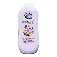 ราคา BABI MILD DOUBLE MILK แป้งเด็ก เบบี้มายด์ 350G สีม่วง (22793398116)