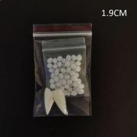 ราคา CHAOSON 1 Pair จำลองจำลองจำลอง เขี้ยวเรซิน เรซิน กาวติดแน่น ฟันปลอมปลอม ซ่อมแซมฟัน ด้วยกาวแข็ง ฟันปลอมแบบห้อย ฮาโลวีน (22696827994)