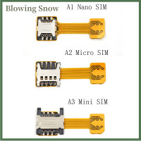 ราคา Blowing Hybrid dual Micro NANO SIM Card Adapter Converter ขยายช่อง SD Android (20522931405)