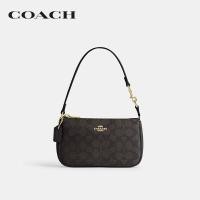 ราคา COACH กระเป๋าคล้องมือผู้หญิงรุ่น Nolita 19 In Signature Canvas CW426 IMXAQ สีน้ำตาล (22821210294)
