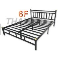 ราคา 3 5ฟุต 5ฟุต 6ฟุต พร้อมส่งทุกวัน เตียงคอนโดรุ่นประหยัด เตียงเหล็ก สไตล์โมเดิร์นทันสมัย รุ่น B Modern เสากลม2นิ้ว ราคาจากโรงงาน (21757263548)
