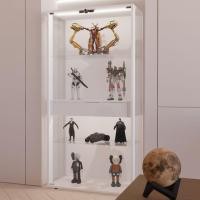 ราคา Looms ตู้โชว์กระจกใส มีไฟ รุ่น GAELAN LED ขนาด 80 ซม สีขาว 80x40x162 ซม (22764158976)