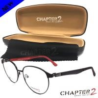 ราคา แว่นตา Fashion Chapter 2 รุ่น 9521 กรอบแว่นตา สำหรับตัดเลนส์ กรอบเต็ม แว่นแฟชั่น ชาย หญิง ทรงสปอร์ต sport วัสดุ สแตนเล ขาสปริง ไม่มีน็อต รับตัดเลนส์ (10078034818)