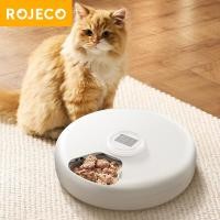 ราคา ROJECO เครื่องให้อาหารอาหารสดอัตโนมัติสำหรับสัตว์เลี้ยงพร้อมกล่องน้ำแข็งเครื่องให้อาหาร6มื้อพร้อมตัวจับเวลาแบบตั้งโปรแกรมได้สำหรับอ่างอาบน้ำแมวและสุนัข (22880887222)