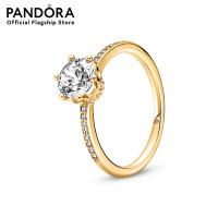 ราคา Pandora Gold Crown PANDORA Shine ring with clear cubic zirconia เครื่องประดับ แหวน แหวนทอง สีทอง แหวนสีทอง แหวนเพชร แหวนมงกุฎ มงกุฎ มงกุฎเพชร แหวนมงกุฎเพชร แหวนแพนดอร่า แพนดอร่า (9500344676)