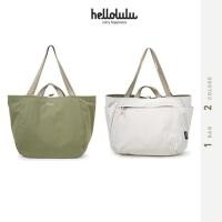 ราคา Hellolulu รุ่น JAKE ECO Edition Double sided 2 way Tote สลับใช้ได้ทั้ง 2 ด้าน 1 ใบมี 2 สี กระเป๋า TOTE กระเป๋าสะพายไหล่ BC H50332 กระเป๋าถือผู้ชาย ผู้หญิง Double Sided 2 way (22494638461)