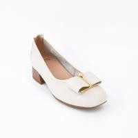 ราคา ST JAMES รองเท้าหนังแท้ รองเท้าทำงาน ส้น 3 5 CM รุ่น VIENNA สี L BEIGE รองเท้าคัชชูผู้หญิง (18309829934)