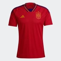 ราคา adidas ฟุตบอล เสื้อฟุตบอลชุดเหย้า Spain 22 ผู้ชาย สีแดง HL1970 (22433450717)