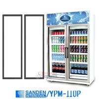 ราคา อะไหล่ตู้แช่ ขอบยางประตูตู้แช่ Sanden Intercool ซันเดนท์ อินเตอร์คูล รุ่น YPM 110P อะไหล่แท้ ใส่ง่าย ขนาด 49 5 145 5เซนติเมตร ยางแบบศรกดตามร่องริม (9547180777)