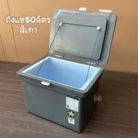 ราคา ถังแช่ ถังน้ำแข็ง คุณภาพมาตรฐาน ISO9001 มี มอก ถังแช่ตราดาว ที่เก็บน้ำแข็ง ขนาด 60ลิตร (21575880187)