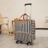 ราคา Travelcul กระเป๋าเดินทาง กระเป๋าเดินทางกันน้ํา กระเป๋าเดินทางหนัง PU รถเข็นกระเป๋าเดินทาง 360 ล้อสปินเนอร์ (22868627949)