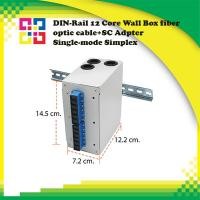 ราคา DIN Rail 12 Core Wall Box fiber optic SC Adpter Single mode Simplex (21421402236)