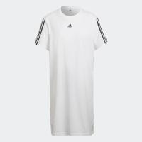 ราคา adidas Lifestyle Essentials Loose 3 Stripes Dress Women White HD1714 (22433821204)