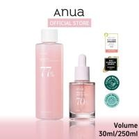 ราคา ANUA PEACH 77 NIACIN ESSENCE TONER 250ml PEACH 70 NIACIN SERUM 30 ml โทนเนอร์ผิวพีช พีชเซรั่ม (22874642687)