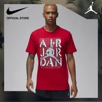 ราคา Nike Mens Jordan Brand Jm Stack Ss Crew Tee Gym Red ไนกี้ เสื้อยืดคอกลมผู้ชาย Jordan Brand Jm Stack Ss สียิมเรด (21270796243)