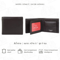 ราคา JACOB กระเป๋าสตางค์ชายพร้อมช่องใส่รูปภาพและช่องเหรียญ รุ่น 22546 Z (22898270551)