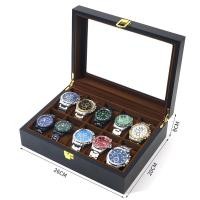 ราคา พร้อมส่ง กล่องนาฬิกา 6 10 12 20 เรือน สีดำด้าน ในตุ๊กตากาแฟ กล่องใส่นาฬิกา Watch Box กล่องของขวัญ (22704824393)