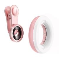 ราคา LED Phone Lens Selfie Ring Light Fill Light HD Macro Dimmable Lamp Beauty Ringlight (22251676891)