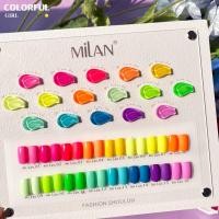 ราคา พร้อมส่ง สีทาเล็บเจล MILAN 16สี สีเจล นีออน16สี แถมชาทสีฟร แถมชาทสีฟร (22798814677)