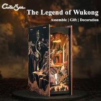 ราคา CUTEBEE DIY Book Nook บ้านตุ๊กตาDIY บ้านของเล่น ของจิ๋ว บ้านจิ๋ว diy ตัวต่อไม้ The Legend of Wukong (22875001936)