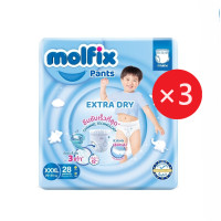ราคา ยกลังห่อใหญ่ โมฟิกซ์ Molfix แพมเพิสMofix ผ้าอ้อมกางเกงห่อใหญ่จัมโบ้ S XXXL (22518034479)