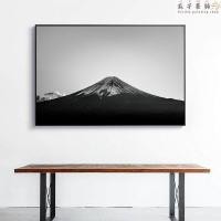 ราคา Japan Mount Fuji Landscape Black and White Nordic Style Picture Canvas Painting Wall Art Picture Home Design Room Decoration Canvas Painting (10645214283)