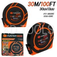 ราคา pumpkin เทปวัดที่สายเหล็กเคลือบไนล่อน เทปวัดเกรดดี 3 Speed 50มx13มม 11111 S50C 30มx13มม PTT 3XS30C 11110 ของแท้ (22529469280)