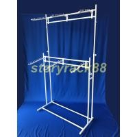 ราคา ราว 3 แขน 2 ชั้นขาตรง ราวแขวนเสื้อ แขวนผ้า ราวขายเสื้อ ราวเหล็ก (22127796207)