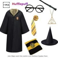 ราคา Harry Potter 7 ชิ้นชุดแฮร์รี่พอตเตอร์ชุดเครื่องแต่งกายคอสเพลย์สำหรับเด็กและผู้ใหญ่ฮาโลวีนปาร์ตี้เสื้อผ้าคอสเพลย์ผ้าพันคอผูกแท่งมายากลแต่งตัวโรงเรียนเวทีวันเด็กการแสดงคริสต์มาสพรรคคอสเพลย์ (21948547717