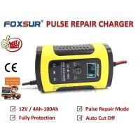 ราคา Mastersat FOXSUR เครื่องชาร์จแบตเตอรี่ 12V และซ่อม แบตเตอรี่รถยนต์ ชาร์จแบตเตอรี่รถยนต์ มอเตอร์ไซค์ Pulse Repair Charger 12V 4 100Ah รุ่น FBC1205D (986738710)