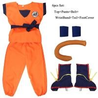 ราคา Anime Dragon Ball Z Goku Goku Costume for Kids Boyเด็กชาย ดราก้อนบอล เสื้อผ้า (21697626664)