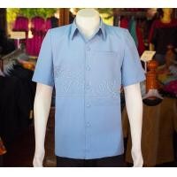 ราคา เสื้อผ้าฝ้ายผสม สีฟ้าเทา ไซส์ S (1748458081)