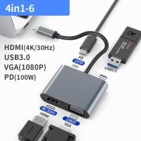 ราคา 4K 1080P Type C to HDMI สายไม่จำเป็นต้องใช้ไดรเวอร์ Plug And Play อุปกรณ์กล้อง GoPro โปรเจคเตอร์สำหรับแล็ปท็อปโครงการ iPad Samsung (18544364748)
