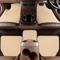 ราคา พรมปูพื้นรถยนต์ 5ชิ้น สากล พรมปูพื้นรถ หนัง PVC ชุดถาดรองพื้นรถ ถาดรองพื้นรถยน กันน้ำ เซ็ต พรมหนังปักลาย (22228414853)