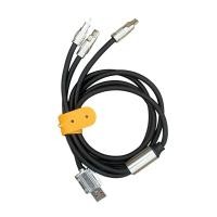 ราคา Bingo สายชาร์จเร็ว 3 in 1 ชาร์จเร็ว 6A สายชาร์จ 3 หัวUSB to type c Micro นำไปใช้กับ For Samsung oppo xiaomi สายชาร์จ สายชาร์จเร็วแท้ สายชาร์จ fast charging charge cable (22422349622)