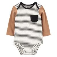 ราคา คูปอง 2 ต่อ Carters Bodysuit 1Pc Stripes L9 คาร์เตอร์เสื้อผ้าชุดบอดี้สูทพิมพ์ลาย (16261833348)