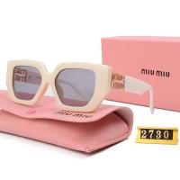 ราคา 2024รูปหลายเหลี่ยมหญิงแว่นกันแดดขับรถ2730 Miu Miu MM แว่นตากันแดด UV400สีเยลลี่ (20898094186)
