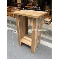 ราคา โต๊ะกลาง ไม้สักทอง พร้อมส่ง โต๊ะข้างหัวเตียง โต๊ะข้างโซฟา โต๊ะทานกาแฟ แป้นใหญ่ พื้นที่ใช้สอยเยอะ แข็งแรง (20224181048)