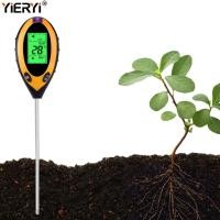 ราคา Yieryi 4 IN 1ดิจิตอลเครื่องวัดความชื้นของดินอุณหภูมิเครื่องวัดค่าPHแสงแดดทดสอบเครื่องมือทำสวน (22816238692)