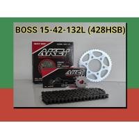 ราคา AKEI ชุดโซ่สเตอร์ Boss 175 15 42 132L 428H เกรดพรีเมี่ยม (21795972343)