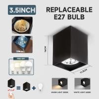 ราคา Led โคมไฟเพดาน โคมไฟดาวน์ไลท์ ติดลอย 3 5นิ้ว 4นิ้ว ดาวไลท์ led หลอดไฟแบบถอดเปลี่ยนได้ E27 Downlight ไฟ led เพดาน (21581598109)