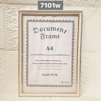 ราคา แพ็ค10ชิ้น กรอบรูปA4 กรอบรูปทอง อะคริลิค กรอบเกียรติบัตร กรอบทอง (22486260602)