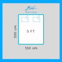 ราคา Ming ผ้ารองกันเปื้อน ที่นอน ผ้ากันน้ำ 6ฟุต 5ฟุต 3 5ฟุต 3ฟุต (22869429934)
